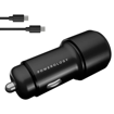 صورة Powerology Aluminum Ultra-Quick 36W Car Charger PD + QC3.0