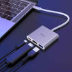 صورة Hoco HB14 Type-C hub Converter USB3.0+HDMI+PD