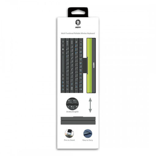 Picture of Green Universal Wireless Keyboard in Arabic+English Language