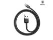 Picture of Baseus cafule Cable USB For Micro 2.4A 1M-Grey+Black