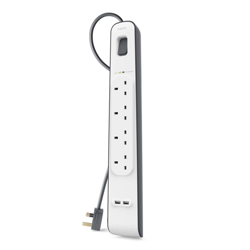 Picture of Belkin 2.4 Amp USB Charging 4-outlet Surge Protection Strip 