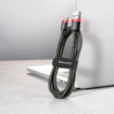 صورة Baseus cafule Cable USB For Micro 2.4A 1M-Red+Black