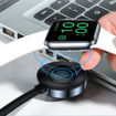 Picture of Baseus Star Ring Series 4 in 1 Wireless Charging Cable USB For Iphone/Android/Type-C/Apple Watch 18cm Deep gray