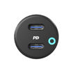 Picture of Powerology 45W Ultra-Quick Car Charger Dual Output