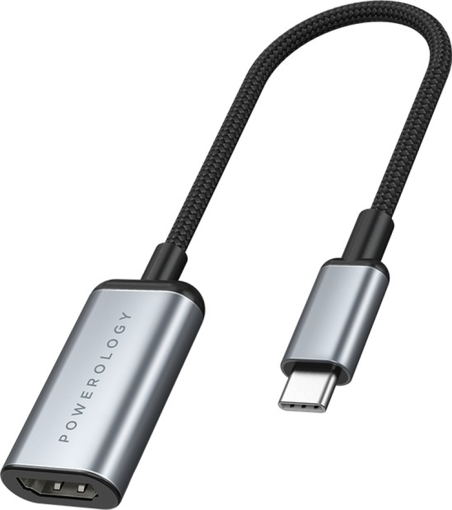 Picture of Powerology Type-C to HDMI Short Cable 4K@60Hz UHD & HDR Video