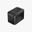 Picture of POWEROLOGY UNIVERSAL MULTI-PORT TRAVEL ADAPTER PD 65W (3X TYPE-C WITH 2X USB-A PORTS)
