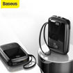 Picture of Baseus Q Pow Digital Display 3A Power Bank 10000mAh with Lightning iphone Cable 