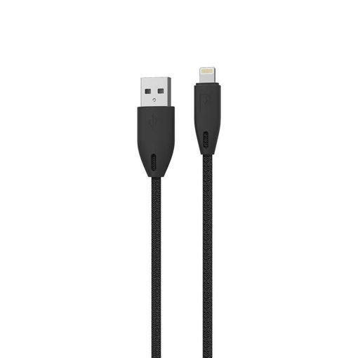 Picture of Powerology Braided USB-A to Lightning Cable 1.2M (Black)
