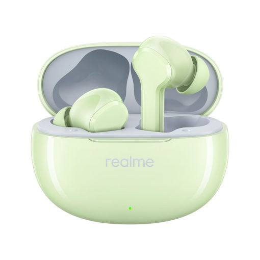 صورة realme Buds T110 with AI ENC for calls, upto 38 hours of Playback and Fast Charging Bluetooth Headset  (Country Green, True Wireless)